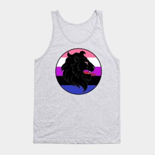 An Tir Pride - Genderfluid- Populace Badge Style 1 Tank Top